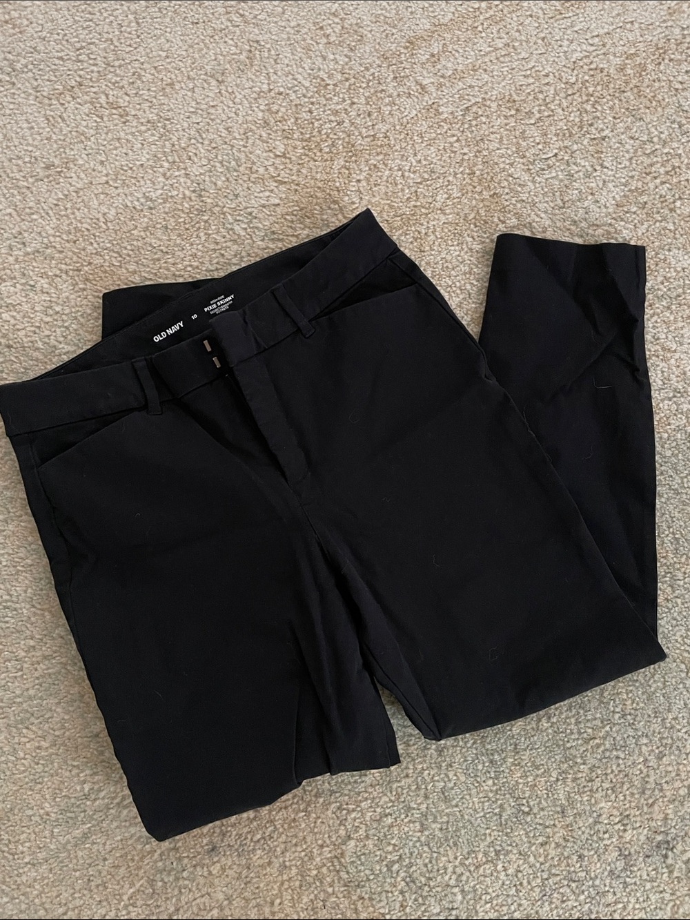Old Navy Black Women's Ankle-Length Slim Pants